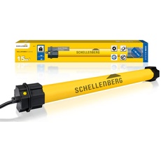 Schellenberg 20741 Rolladenmotor Nm Elektronische Endstellungsverstellung Rolladenfläche für 60 mm Welle Komplettset, Rollopower Plus 40 Maxi, SW 60 / Massimo 15 m2