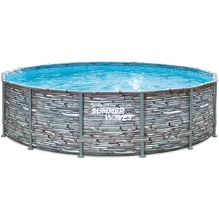 Summer Waves Elite Frame Pool 427 x 107 cm inkl. Skimmer und Filterpumpe