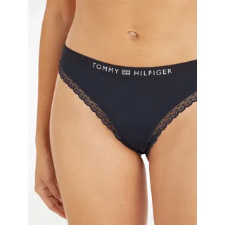 Tommy Hilfiger Underwear Slip »THONG«, mit Tommy Hilfiger Markenlabel, schwarz