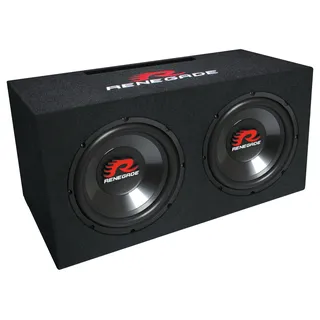 RENEGADE RXV1002-2x25cm Gehäuse-Subwoofer