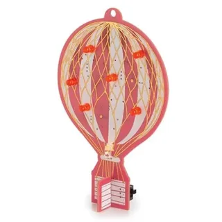 Whadda Lötbausatz, Heißluftballon, im Retro-Design