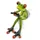 vvgifts Frosch-Figuren Dekor Lustige Kreative Harz Statue Home Office Schreibtisch Tischplatte Badezimmer Dekoration Geschenk sitzt auf Toilette