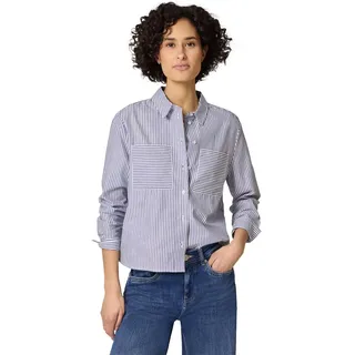 Street One Damen Gestreifte Hemdbluse