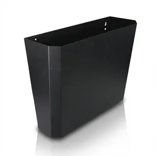 SW-Stahl 07122L Papierkorb für Werkstattwagen I Werkstatt Abfalleimer I Abfallbehälter Wandmontage I Mülleimer zum Aufhängen I Papiermülleimer schwarz I Papiermüll Korb I Papiereimer