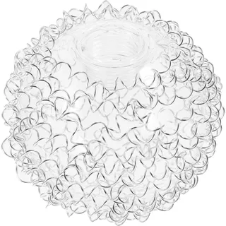 Alipis 1 Stück Lampenschirm Glas Ersatz, transparenter G9 Glaskugel Schirm 10 cm, runder Lampenschirm für Hängelampe, Pendelleuchte, Deckenleuchte, Wandlampe, Tischlampe und Leuchten Dekoration