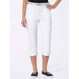 Classic Basics Caprijeans, weiß