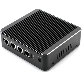 HSIPC J4125/J5005 Firewall Micro Appliance, Mini PC, Router 4*i226 2.5GBE 8G 128G AES-NI Compatible with Pfsense OPNsense
