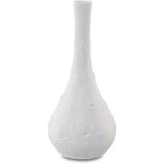 Goebel Kaiser Porzellan Rosengarten Vase aus Biskuitporzellan, in der Farbe Weiß, Maße: 26,5 x 11cm, 14-001-30-9