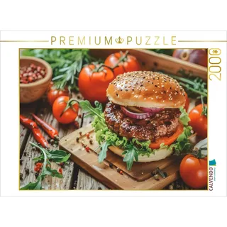 CALVENDO Puzzle Hamburger | 2000 Teile Lege-Größe 90x67cm Foto-Puzzle für glückliche Stunden