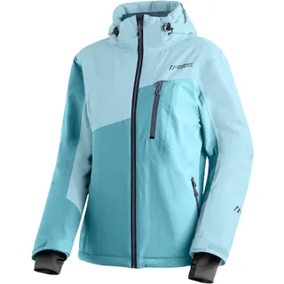Skijacke MAIER SPORTS "Glacierguard W", Damen, Gr. 46, blau (himmelblau), 100% Polyester, Jacken Skijacke, Damen Winterjacke wattiert u. wasserdicht