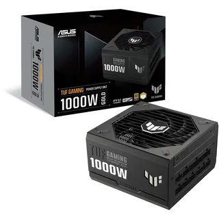 Asus TUF Gaming Netzteil (1000 Watt, Vollmodular, ATX 3.0-kompatibel, Axial-tech Lüfter, PCB-Beschichtung, Doppelkugellager)