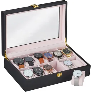 Relaxdays 10043628 Schmuckkästchen, Etui/Organizer