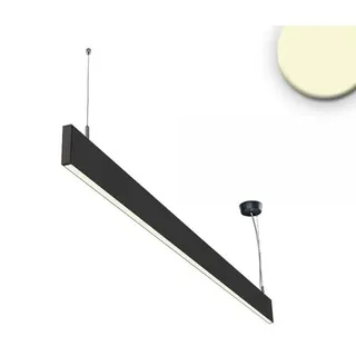 ISOLED LED Hängeleuchte Linear Up+Down 600, 25W, prismatisch, linear-verbindbar, schwarz, warmweiß