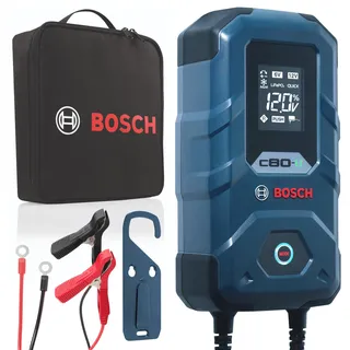 Bosch C80-Li Batterieladegerät, 15 Ampere, mit Erhaltungsladungs-Funktion - Autobatterie-Ladegerät für 6 V / 12 V Blei-Säure-, Gel-, EFB-, VRLA