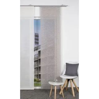 HOME WOHNIDEEN Schiebegardine »SIEGLINDE« Paneelwagen 1 Stk. tlg. HxB: 245x60, Bambusoptik, grau