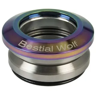 Bestial Wolf Dare-555 Integriertes Headset Versiegelt - Black / Rainbow - One Size