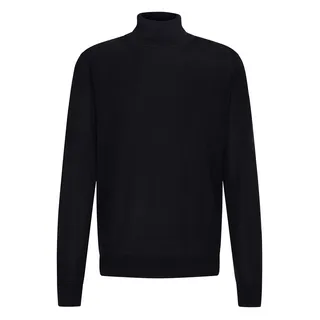 bugatti Rollkragenpullover, aus 100 % Merinowolle bugatti marine 3XL