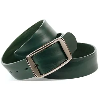 Ledergürtel ANTHONI CROWN, Damen, Gr. 90, grün, Leder, unifarben, Gürtel Ledergürtel, pflanzlich gegerbtes Leder