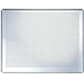 LEHRMANN Lochblech 24 x 18 cm Backblech Kuchenblech Baguetteblech Pizzablech Kompatibel/Ersatz für Backofen Bosch Neff Siemens
