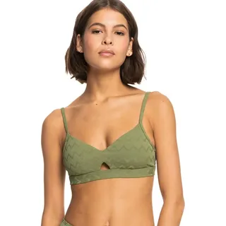 Roxy Bikini-Tops Current Coolness Bralette Grün XL