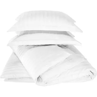 De Witte Lietaer Bettdecke Set Zygo Weiß 140 cm x 220 cm - Weiß