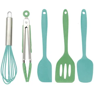 Fackelmann Koch- und Backutensilien-Set für Kinder Silikon ca. 21 cm