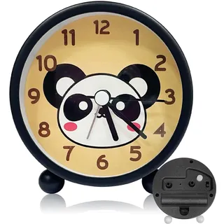 YeahBoom Kinderwecker für Schulanfänger,Kinder Lernwecker,Kinderwecker Mädchen Ohne Ticken,Wecker Kinder mit Nachtlicht,Einhorn Wecker,Batteriebetriebene Weckuhr für Mädchen Jungen