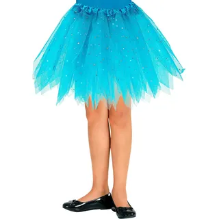 W WIDMANN MILANO Party Fashion - Tutu Glitzer, Länge Circa 30 cm, Petticoat, Unterrock, Tänzerin, Karneval