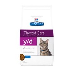 1,5kg y/d Thyroid Care Hill's Prescription Diet Hrană uscată pisici