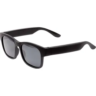 BigBen Connected, Bluetooth Audio Smart Glasses 5.3 Open-Ear mit UV400 Polarisation, Schwarz - Schwarz