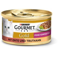 Bild Gourmet Gold Feine Komposition Ente & Truthahn 12 x 85 g