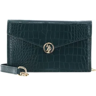 U.S. POLO ASSN. Umhängetasche Ceremony Flap Bag Light Gold petrol - Petrol