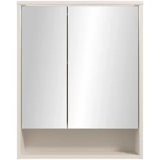 Mid.you Spiegelschrank , Kaschmir , Glas , 1 Fächer , 60x75x20 cm , Badezimmer, Badmöbelsets & Badmöbelserien, Badmöbelserien