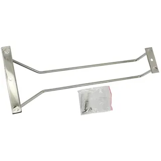 Abcsea 27 cm Weinregal aus Edelstahl, weinglashalter Regal hängend, weinglashalter umhängen 1 Stück (1 Reihe)