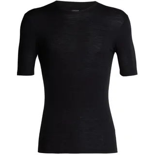 Icebreaker 175 Everyday Crew Merino Kurzarm-baselayer - Black M