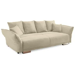 luma-home Big-Sofa Cord 2-Sitzer Beige
