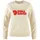 Logo Sweatshirt Chalk White/Flame Orange XS