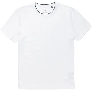T-Shirt MARVELIS, Herren, Gr. L, weiß, Jersey, Obermaterial: 60% Baumwolle, 40% Polyester, normal, Rundhals, Shirts T-Shirt, schnelltrocknend, normale Passform