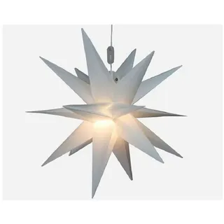 Gartenpirat 3D Leuchtender Weihnachtsstern - Weiß