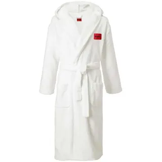 Hugo Damen Terry_hooded DRESSING GOWN, Weiß100,M