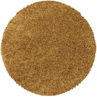 Ayyildiz Hochflor-Teppich »SYDNEY goldfarben Ø ca. Ø:80cm,