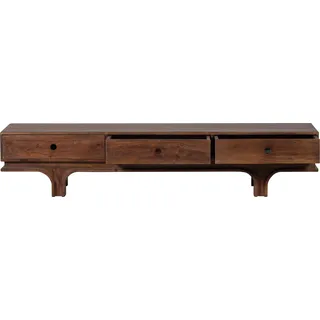 Woood Lowboard 180 x 37 x 45 cm Walnuss Holz