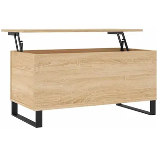 vidaXL Couchtisch Braun Eiche 90 x 44,5 x 45 cm