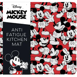 Disney Anti-Müdigkeit-Küchenmatten für den Boden – gepolsterte Küchenbodenmatten mit Rutschfester Unterseite – Wasserabweisende, leicht zu reinigende PVC-Schaumstoffmatte – Mickey, Minnie, Stitch