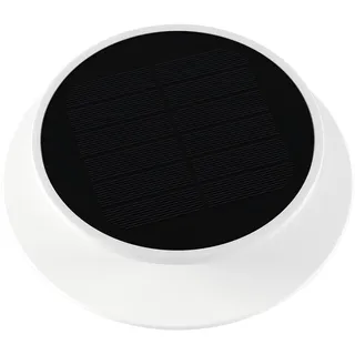 Lumisky Solarstrahler zum Befestigen oder Aufstecken warmweiß, dimmbar, Solia Spike, D16 cm