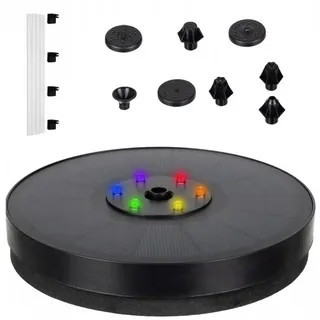 GARDLOV 23227 Schwimmender Solar-RGB-LED-Brunnen 180L/h