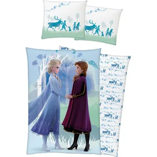 Frozen Die Eiskönigin Believe Bettwäsche Biber / Flanell Elsa Anna