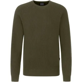 bugatti Strickpullover mit Logostickerei, grün