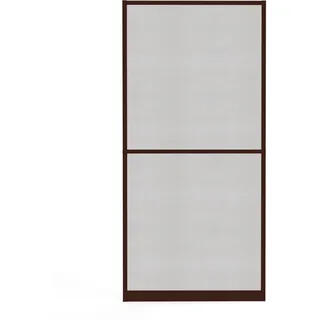 Hecht Insektenschutz-Tür Alu-Türbausatz 100 x 210 cm Braun