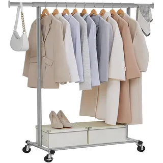 Songmics HSR013G01 Kleiderständer 100 x 50 x 170 grau